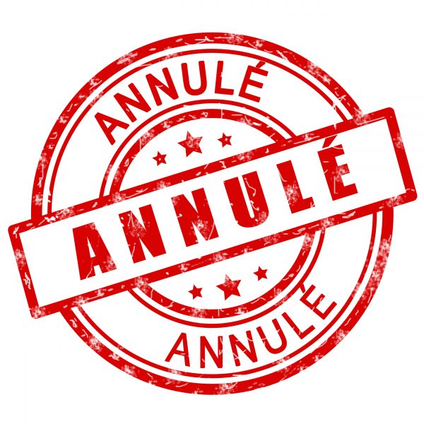 ANNULATION =>autre programme au menu